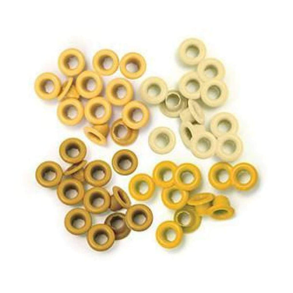 We R Memory Keepers - Eyelets Standard - Yellow 1/3 inch