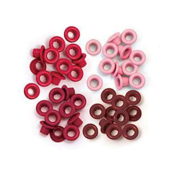 Wer Memory Keepers - Eyelets Standard - Red 1/3 inch