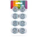 Waffle Flower Binding Discs - Gray*