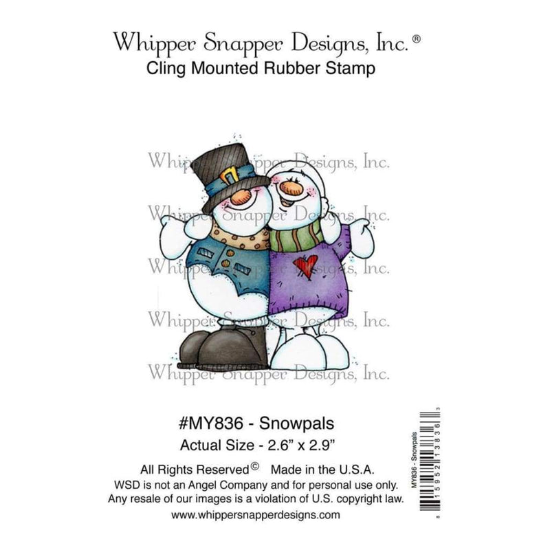 Whipper Snapper Cling Stamp 4 inch X6 inch Snowpals