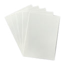 Poppy Crafts Premium Pearlescent Cards & Envelopes A6 Ivory - 5 Pack