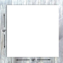 Poppy Crafts 12"x 12" White Cardstock 240gsm - 10 Sheets - Super Smooth