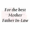 Woodware Clear Stamps 2.5 Inch X1.75 Inch Sheet Mother/Father In-Law