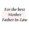 Woodware Clear Stamps 2.5 Inch X1.75 Inch  Sheet Mother/Father In-Law
