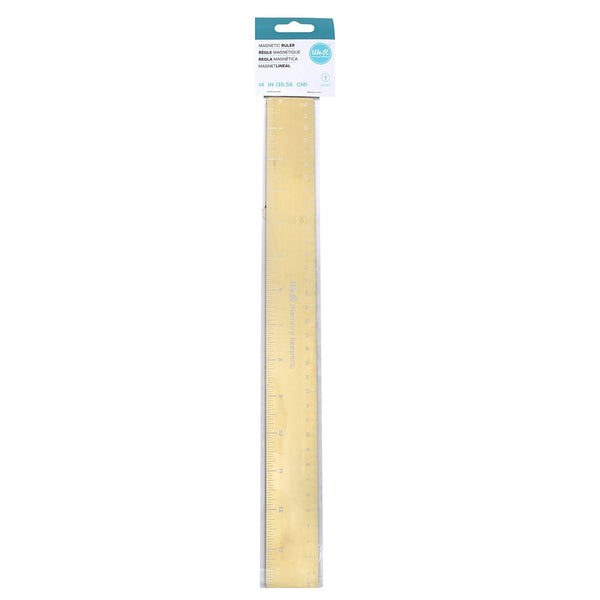We R Memory Keepers - Foil Quill 14in Gold Magnetic Ruler