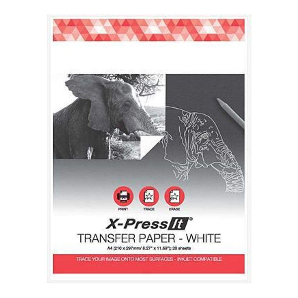 X-Press It Transfer Paper White A4 20Sht