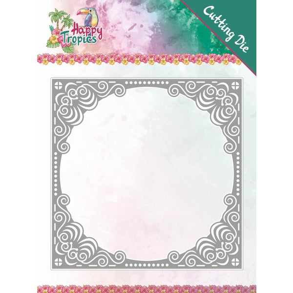 Find It Trading - Yvonne Creations Die - Tropical Frame, Happy Tropics