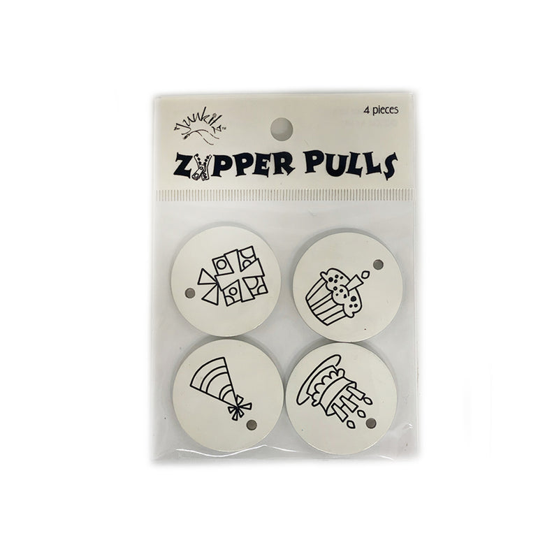 Birthday Zipper Pulls 4 Pack*