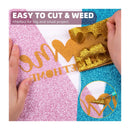 Poppy Crafts 10"x5' Heat Transfer Glitter Vinyl - Silver*