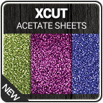 Xcut Acetate Glitter Paper