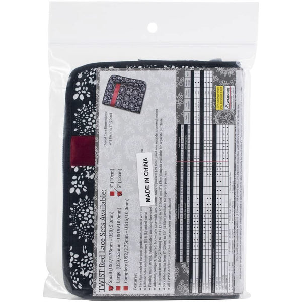 ChiaoGoo TWIST Red Lace Interchangeable 5" Tip Set Small