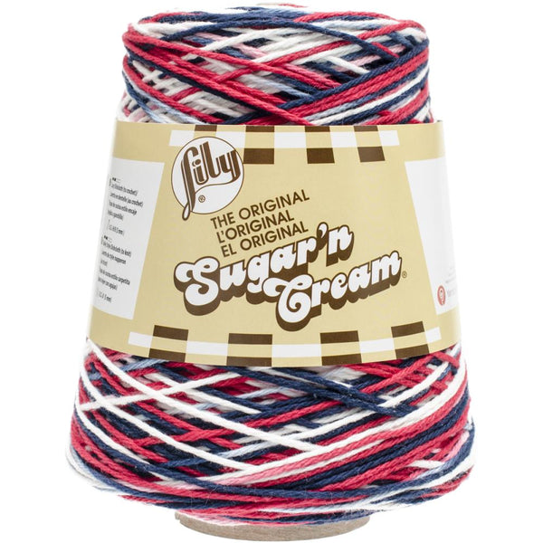 Lily Sugar'n Cream Yarn - Cones - Nautical