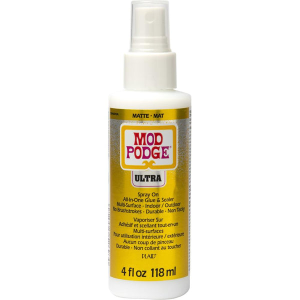 Plaid Mod Podge Ultra Matte Spray On Glue & Sealer 4oz*