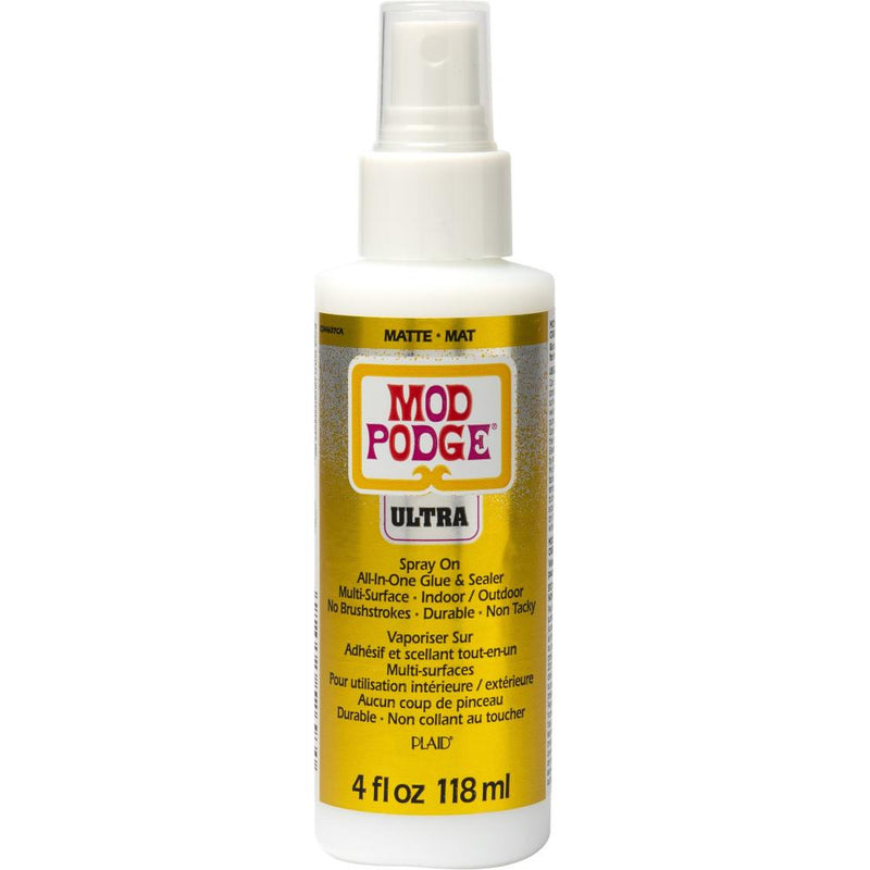 Plaid Mod Podge Ultra Matte Spray On Glue & Sealer 4oz*