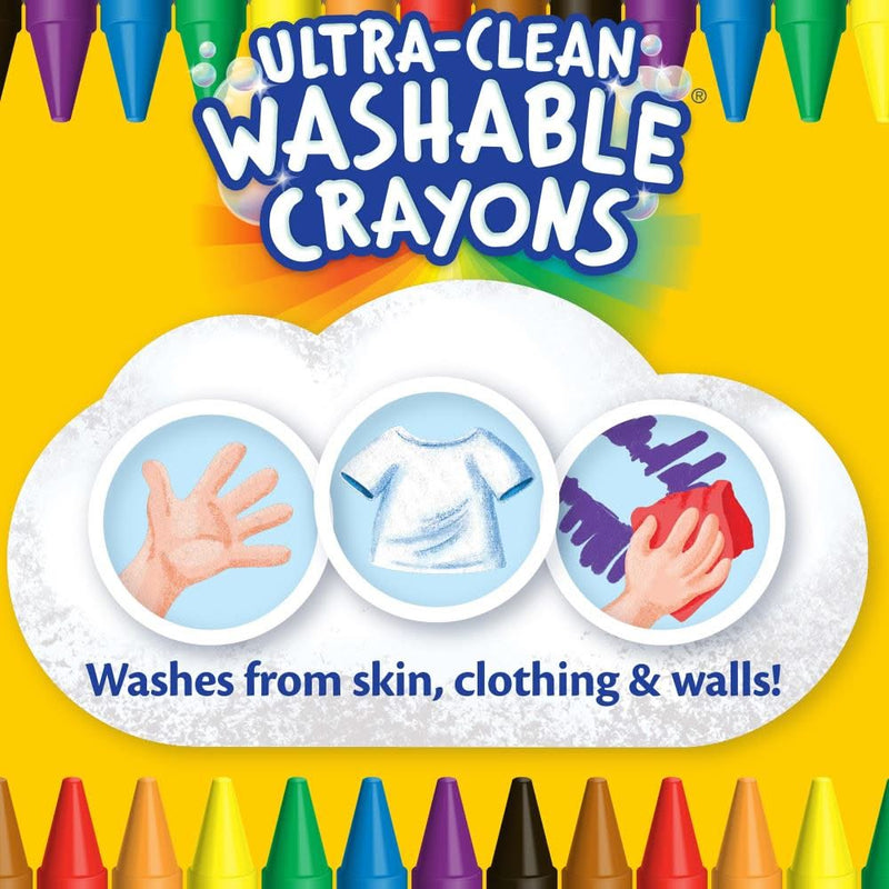 Crayola Washable Crayons 24/Pkg