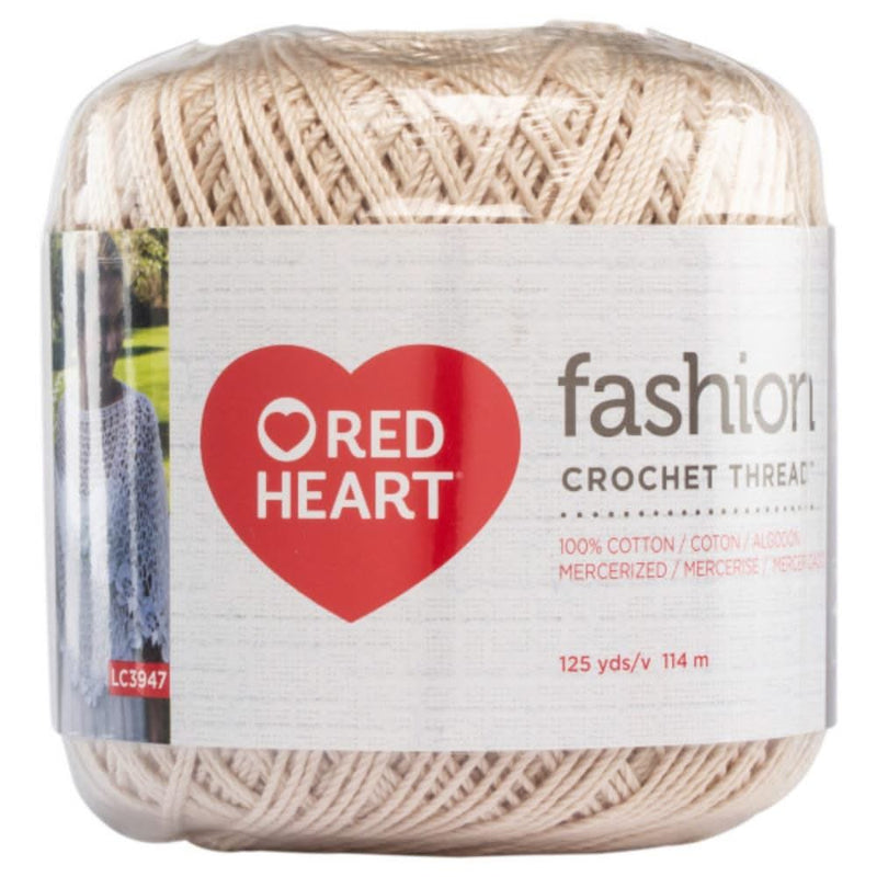 Red Heart Fashion Crochet Thread Size 3 Natural*
