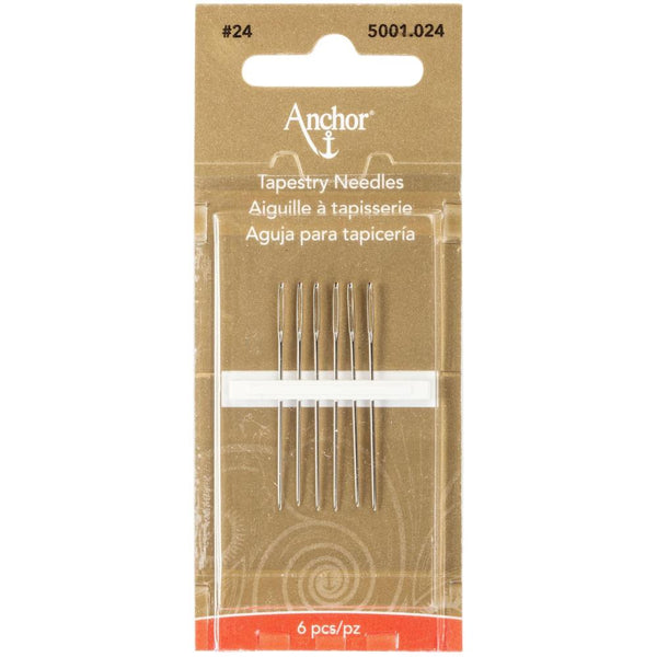 Anchor Tapestry Hand Needles 6 pack  - Size 24