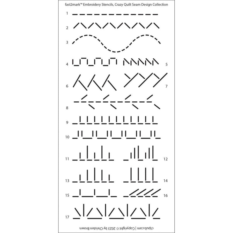 C & T Publishing Embroidery Stencils*