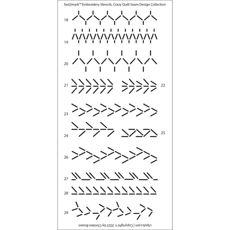 C & T Publishing Embroidery Stencils*