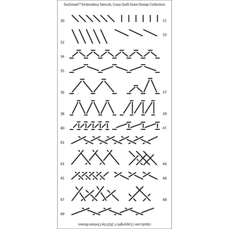 C & T Publishing Embroidery Stencils*