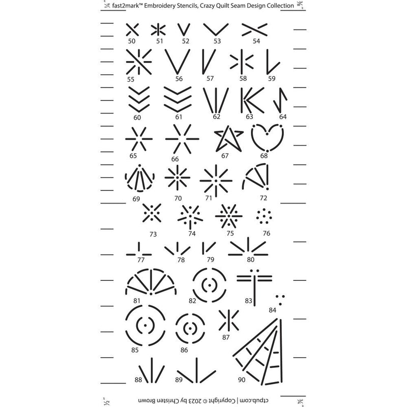 C & T Publishing Embroidery Stencils