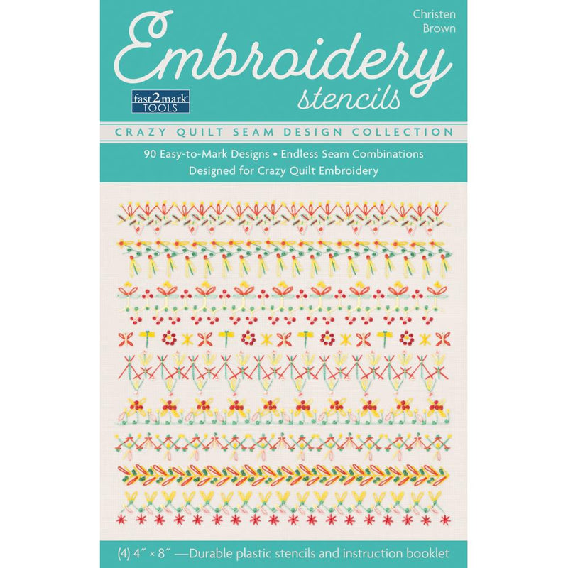 C & T Publishing Embroidery Stencils