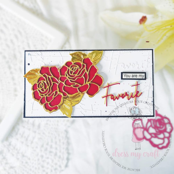 Dress My Craft Transfer Me Sheet A4 Doodled Background*