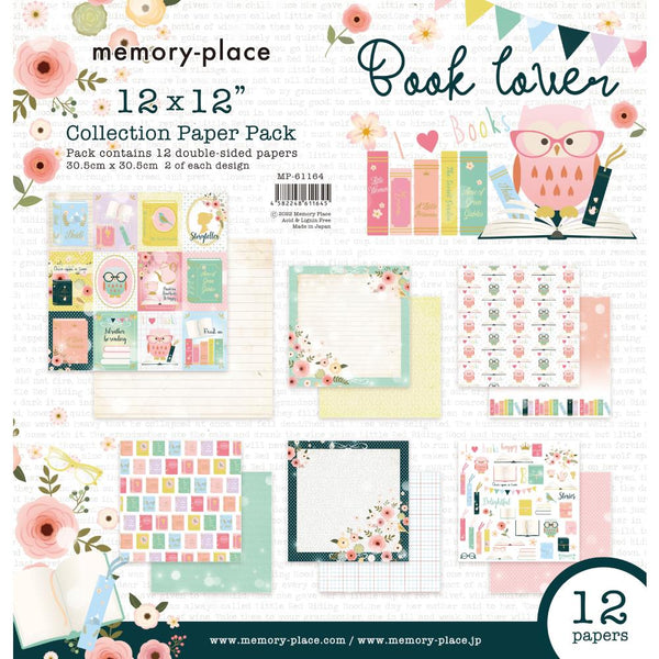 Memory Place Collection Pack 12"X12" Book Lover*