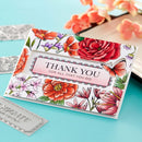 Spellbinders BetterPress Letterpress Press Plates &  Dies Set Butterfly Garden 2/Plates &  3/Dies