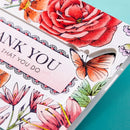 Spellbinders BetterPress Letterpress Press Plates &  Dies Set Butterfly Garden 2/Plates &  3/Dies