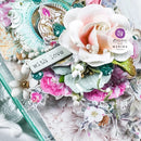 Prima Marketing Paper Flowers 12 pack  Enveloped/ Avec Amour*
