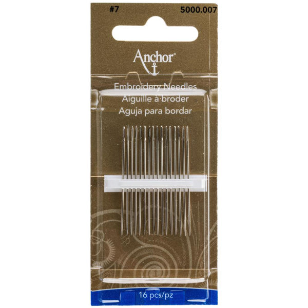 Anchor Embroidery Hand Needles - Size 7