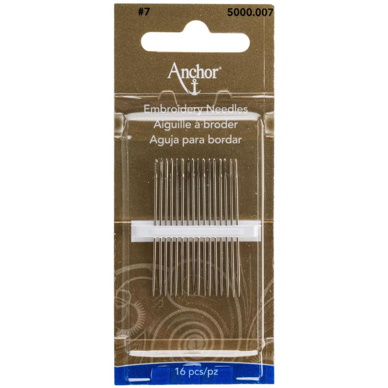 Anchor Embroidery Hand Needles - Size 7