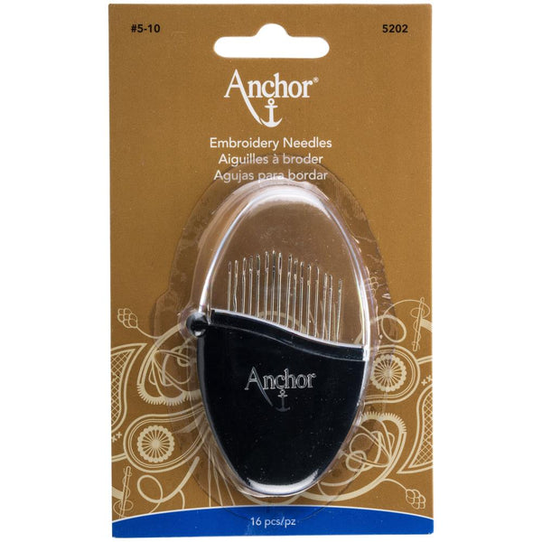 Anchor Embroidery Hand Needles 16/Pkg - Sizes 5-10
