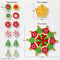 Bucilla Felt Ornaments Applique Kit Set Of 14 Merry Miniatures*