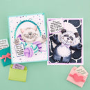Stampendous Clear Stamps Kitty Hugs Faces And Sentiments