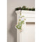 Bucilla Felt Stocking Applique Kit 18" Long White Poinsettia Santa*