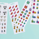 Happy Planner Sticker Sheets 8/Sheets Summer Bucket List, 200 Pieces*