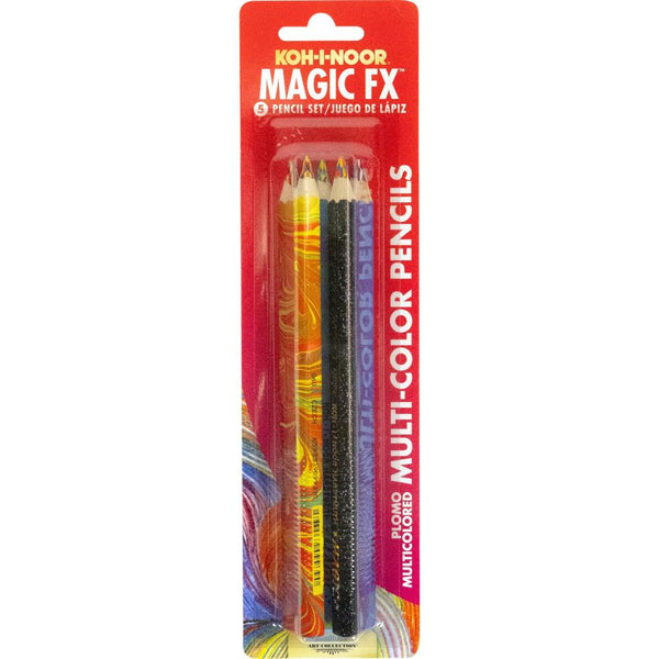 Koh-I-Noor Magic FX Pencil 5/Pkg - Assorted Colours*