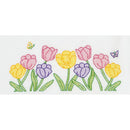 Jack Dempsey Stamped Pillowcases  with White Perle Edge 2 pack  Beautiful Blooms*