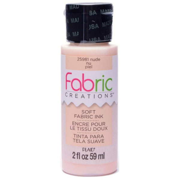 Plaid Fabric Creations Soft Fabric Ink 2oz. - Nude