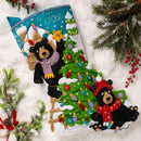Bucilla Felt Stocking Applique Kit 18" Long Holiday Black Bears*