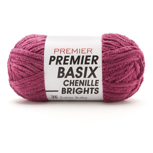 Premier Basix Chenille Brights Yarn - Orchid