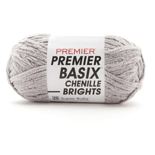 Premier Basix Chenille Brights Yarn - Fog