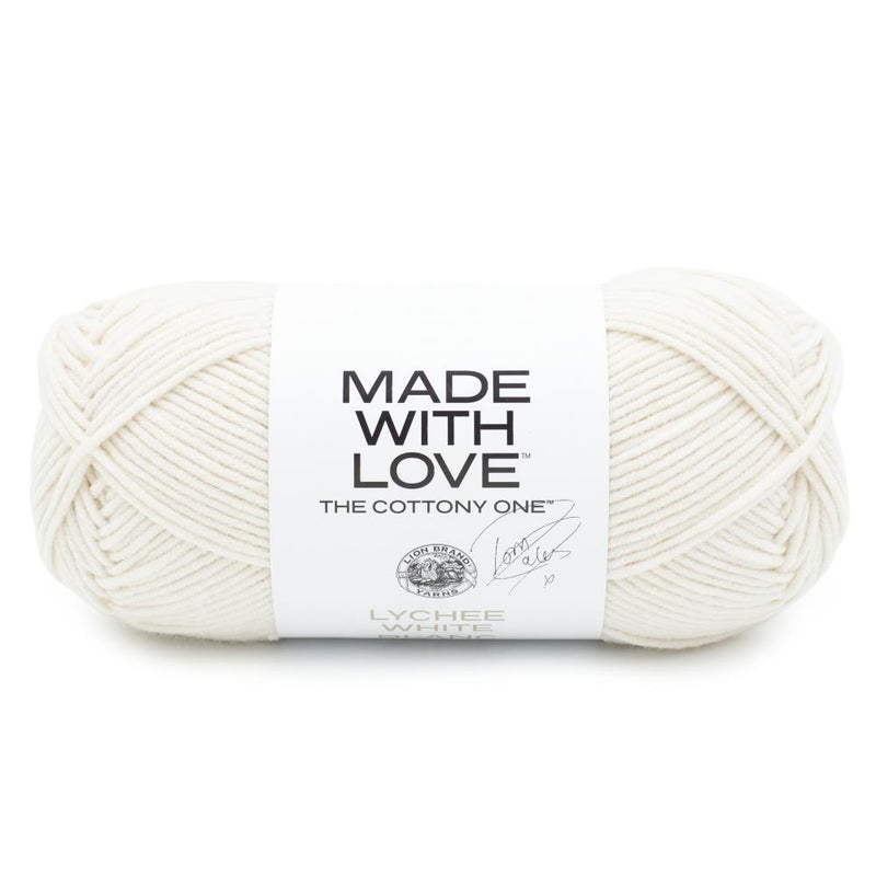 Lion Brand Tom Daley - The Cottony One Yarn - Lychee White