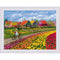 RIOLIS Counted Cross Stitch Kit 15.75"X11.75" Tulip Field (14 Count)