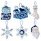 Bucilla Felt Ornaments Applique Kit Set Of 6 Arctic Santa & Friends*