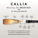 Willow Wolfe Callia Artist Fibert Comb Brush 3/8"