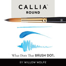 Willow Wolfe Callia Artist Round Brush 12