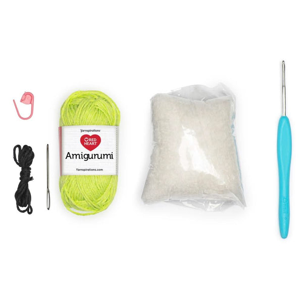 Red Heart Amigurumi Kit - Make Trevor the Frog